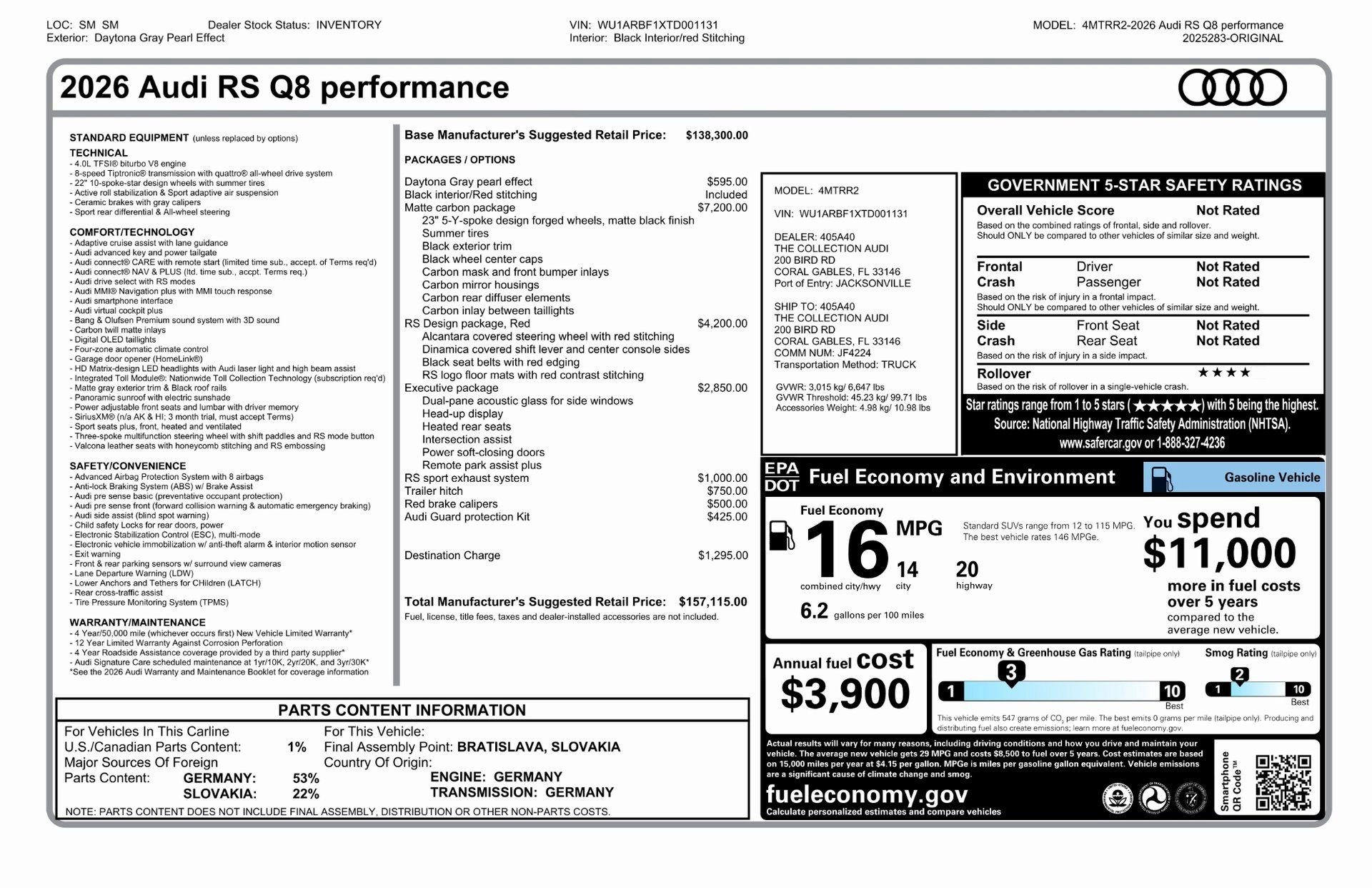Used 2026 Audi RS Q8 performance image 91