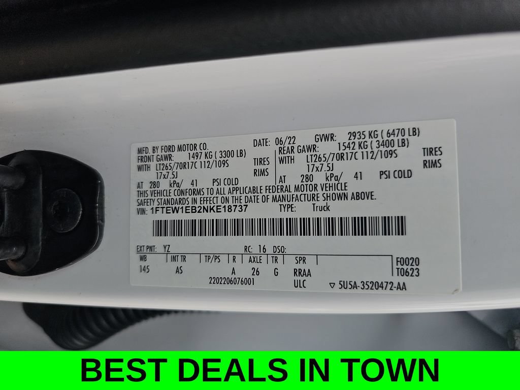 Used 2022 Ford F150 XL w/ Trailer Tow Package AWD/4WD image 41
