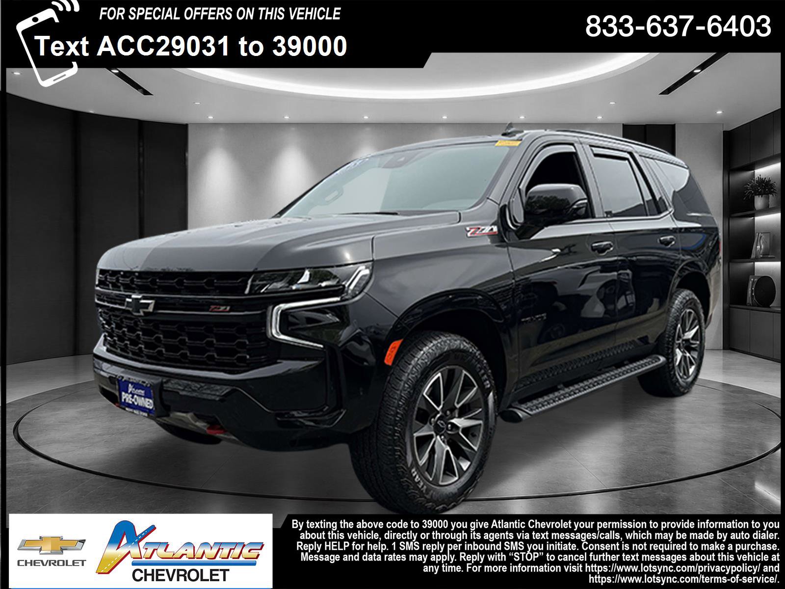 Certified 2023 Chevrolet Tahoe Z71 w/ Luxury Package AWD/4WD image 1