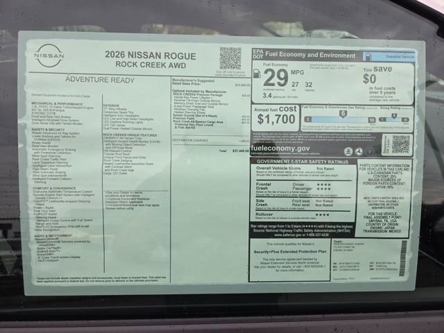 New 2026 Nissan Rogue SV w/ Rock Creek Premium Package image 29