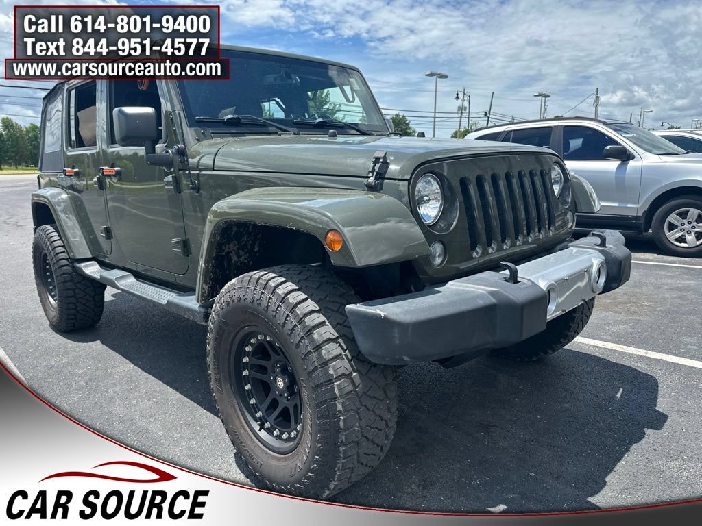 Used 2015 Jeep Wrangler Unlimited Sahara w/ Connectivity Group AWD/4WD image 1
