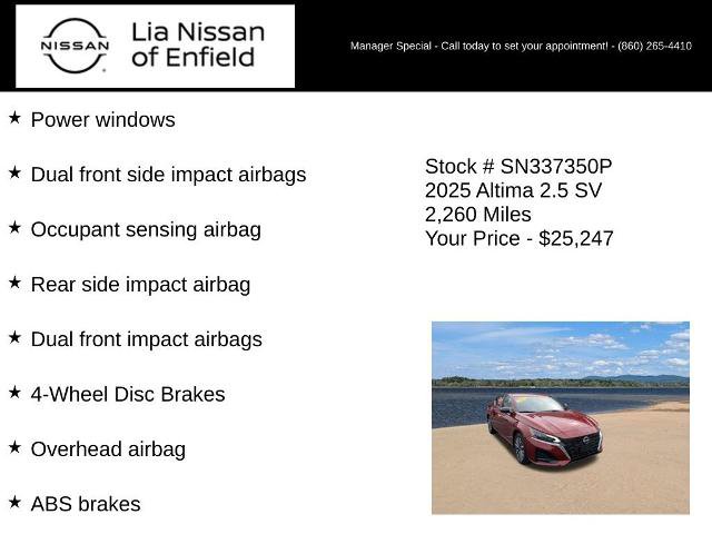Certified 2025 Nissan Altima 2.5 SV AWD/4WD image 10