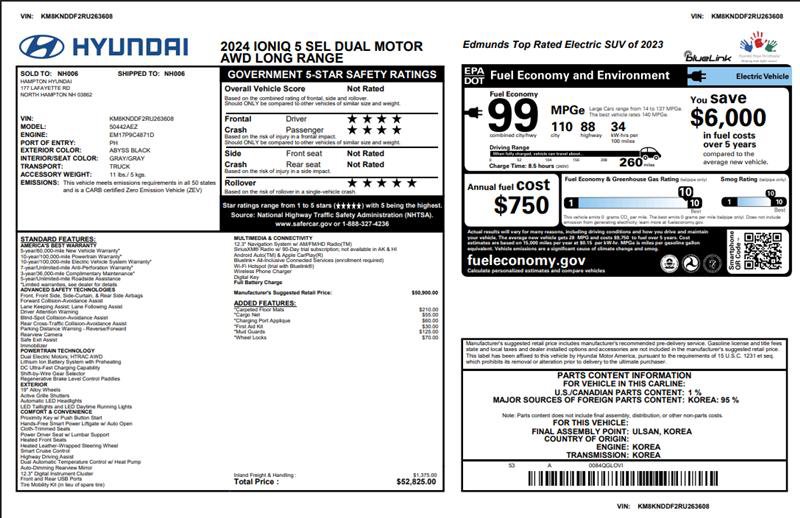 Used 2024 Hyundai Ioniq 5 SEL AWD/4WD image 3