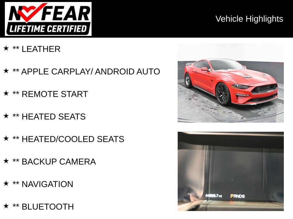 Used 2019 Ford Mustang GT Premium w/ Equipment Group 401A image 2