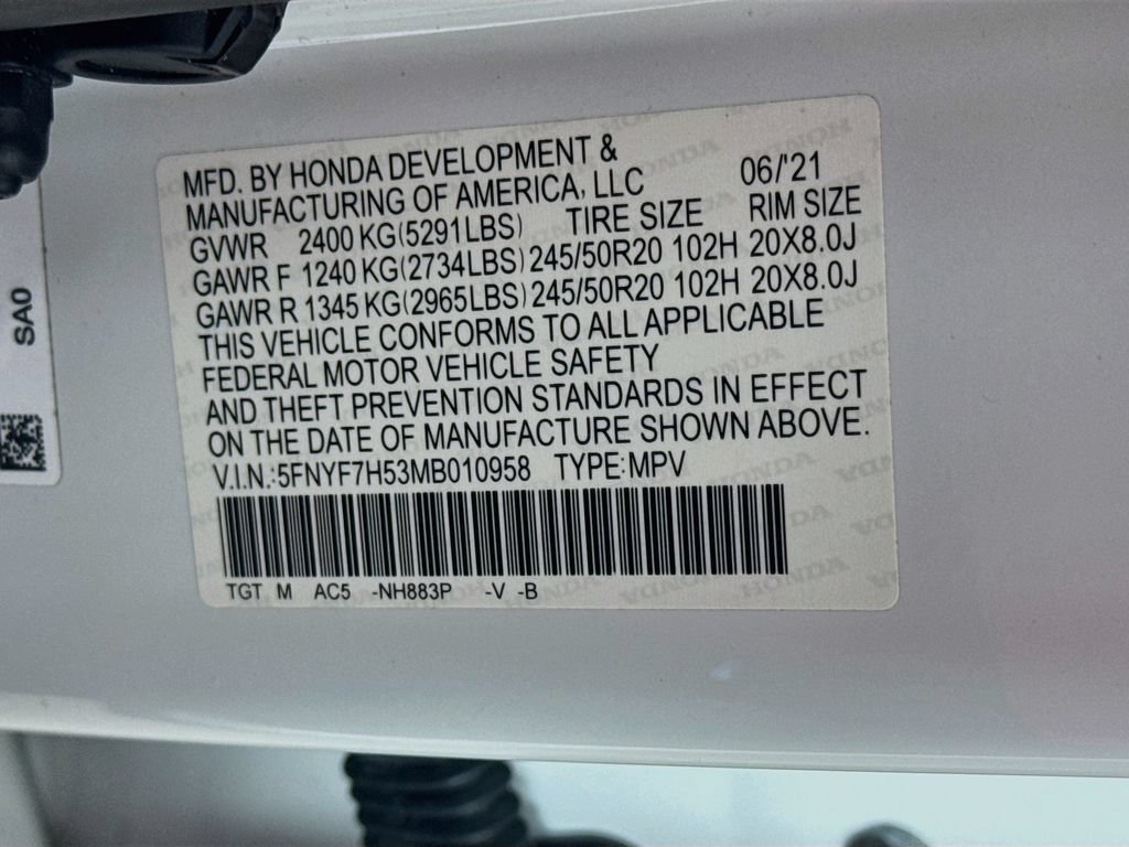 Used 2021 Honda Passport EX-L image 30