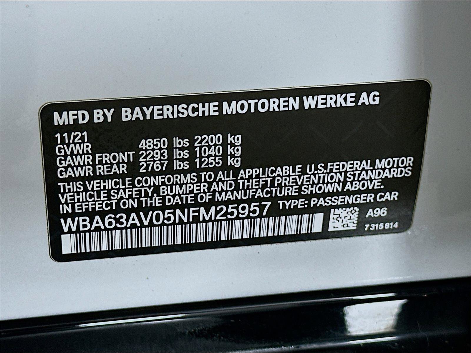 Certified 2022 BMW 430i Gran Coupe w/ M Sport Package image 33