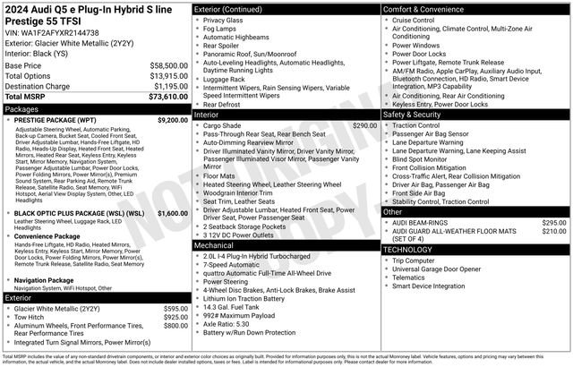 Used 2024 Audi Q5 e Prestige w/ Prestige Package image 11