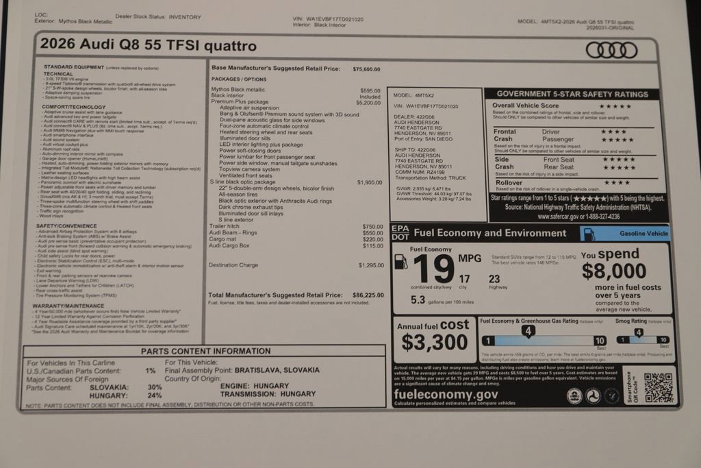 New 2026 Audi Q8 Premium Plus image 32