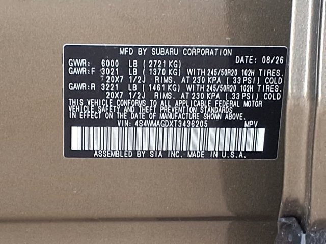 New 2026 Subaru Ascent Limited AWD/4WD image 10