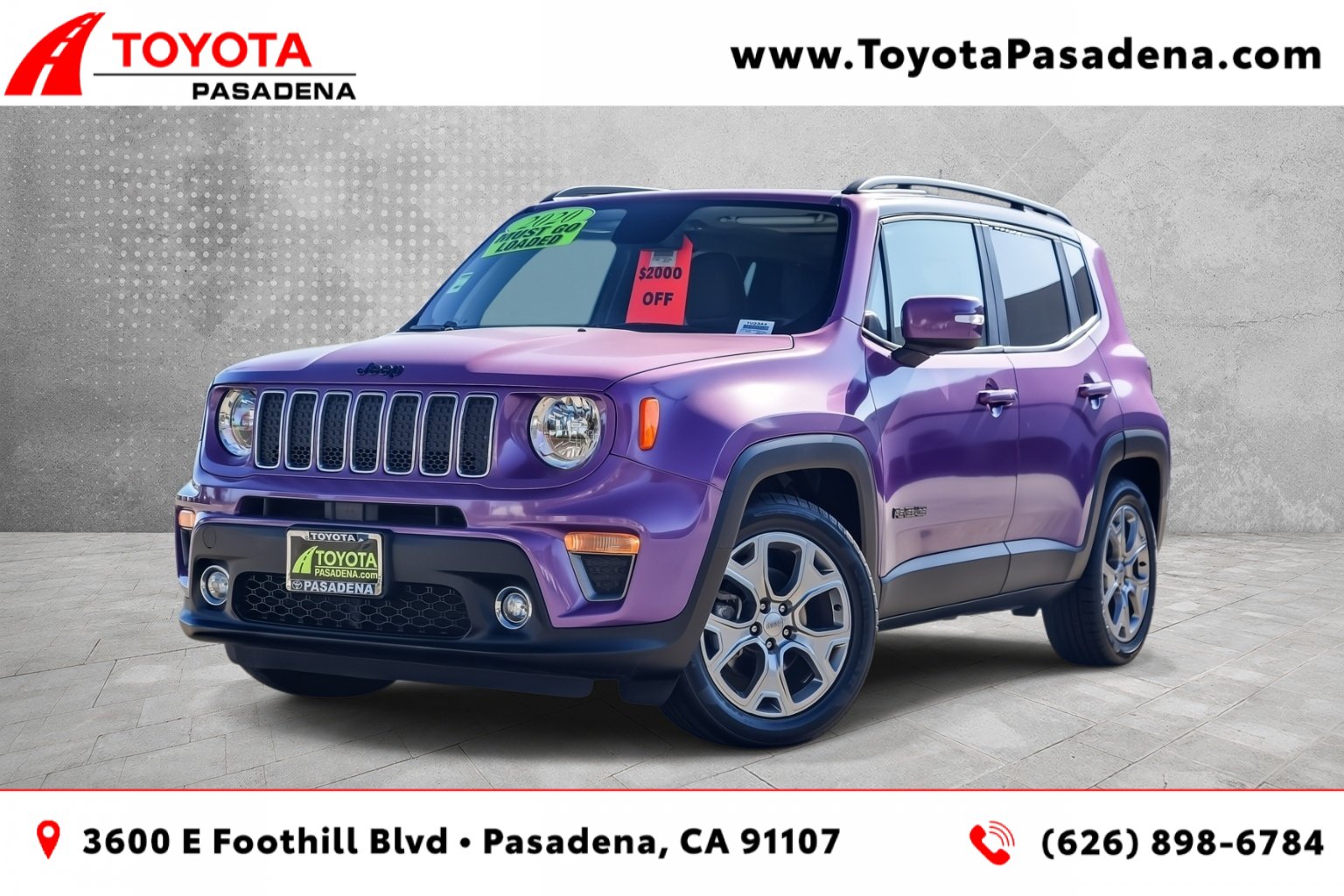 Used 2020 Jeep Renegade Limited w/ UConnect 8.4 Nav Group