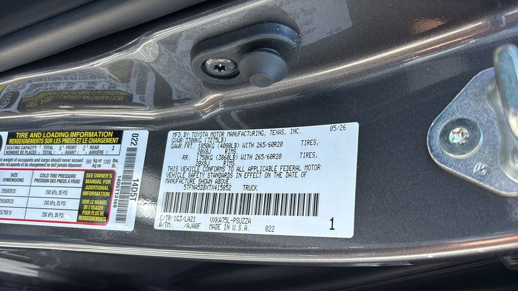 New 2026 Toyota Tundra Platinum AWD/4WD image 39