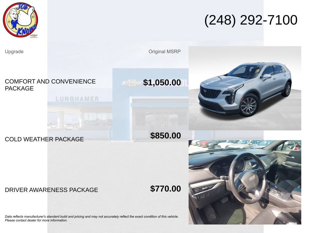 Certified 2019 Cadillac XT4 Premium Luxury FWD image 5