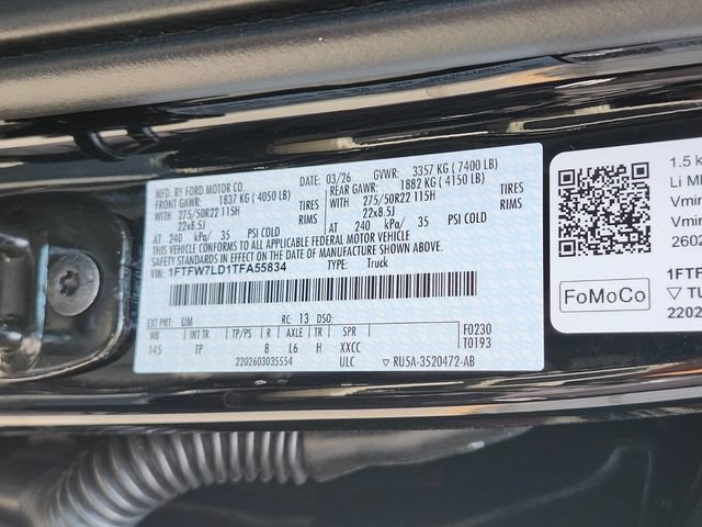 New 2026 Ford F150 Platinum w/ Equipment Group 703A Plus AWD/4WD image 35