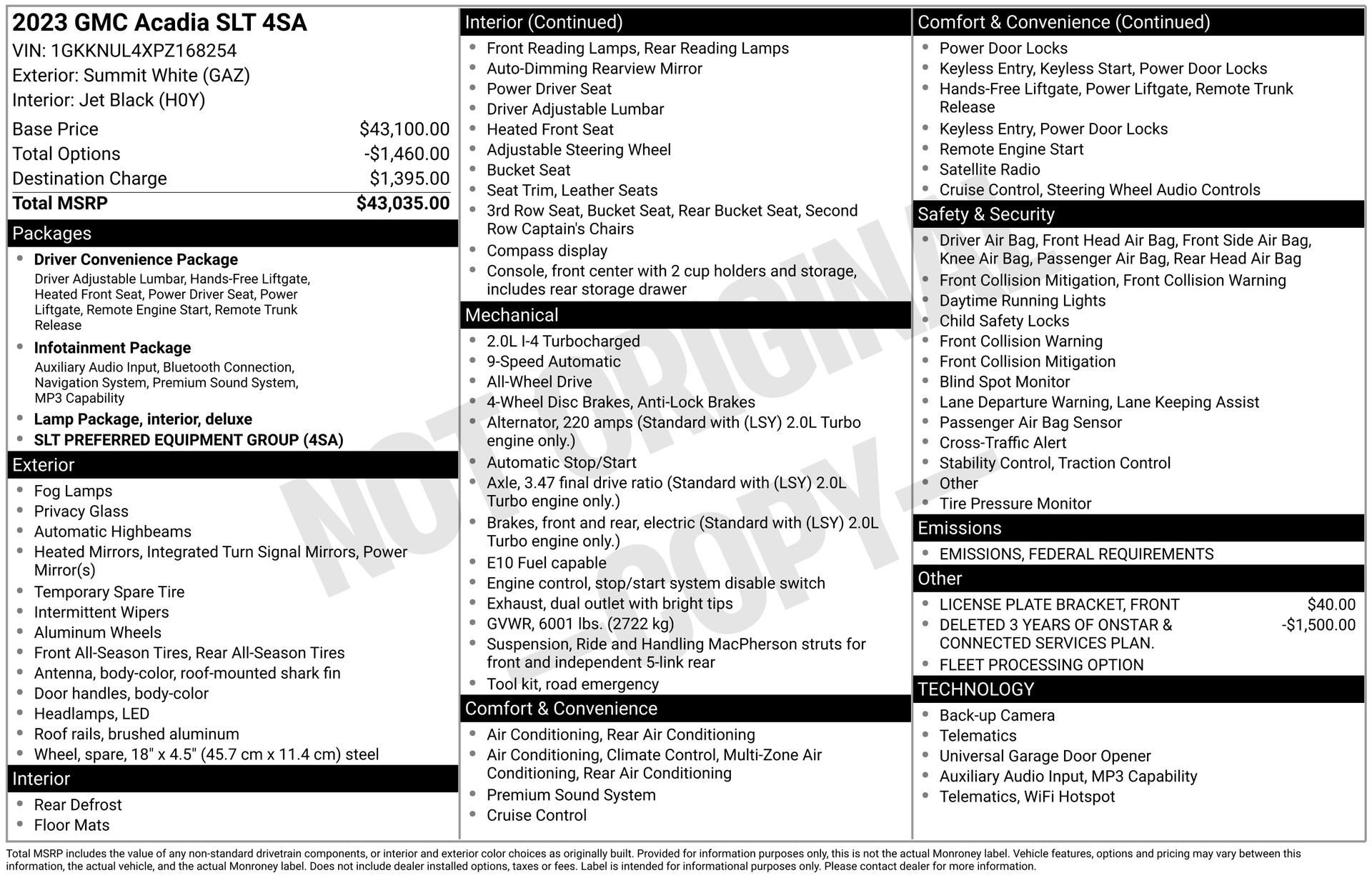Certified 2023 GMC Acadia SLT image 4