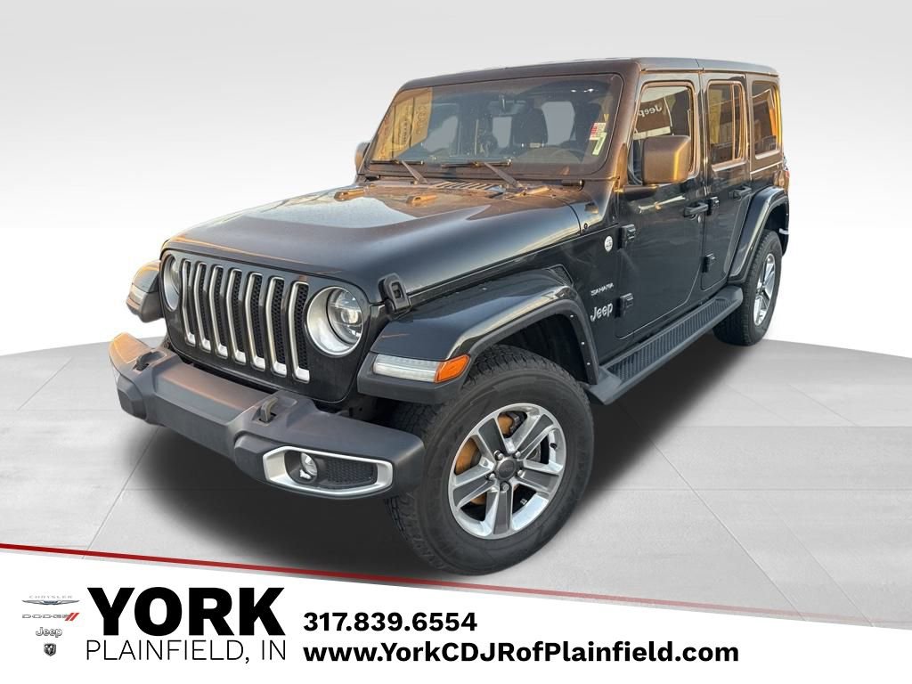 Used 2022 Jeep Wrangler Unlimited Sahara w/ LED Lighting Group