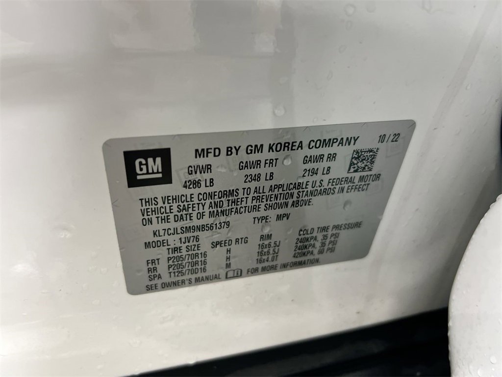 Used 2022 Chevrolet Trax LT w/ LT Convenience Package image 27