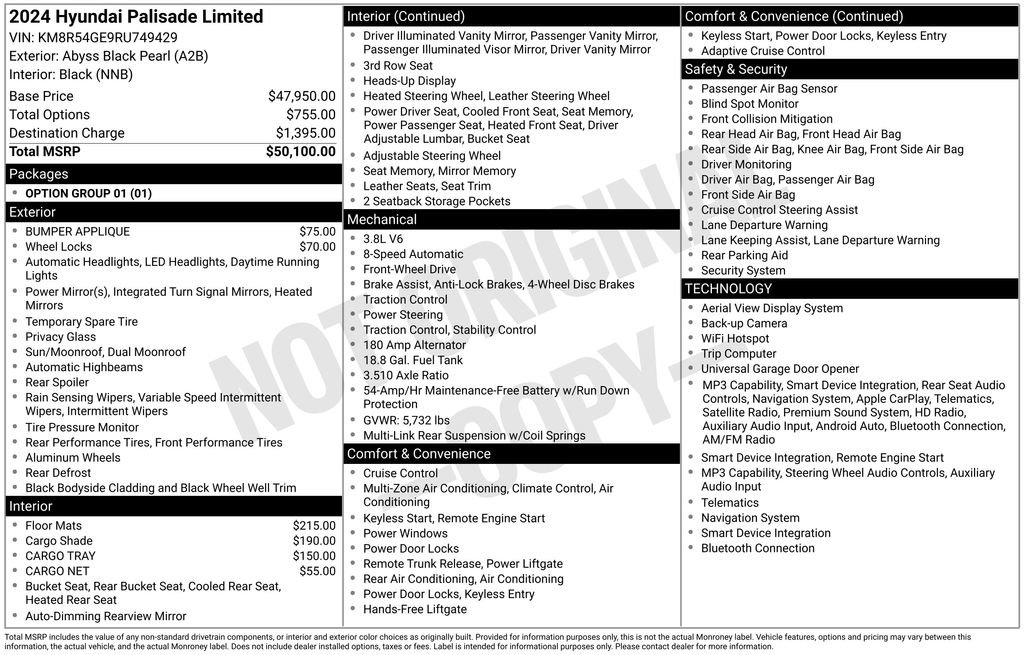 Used 2024 Hyundai Palisade Limited FWD image 7