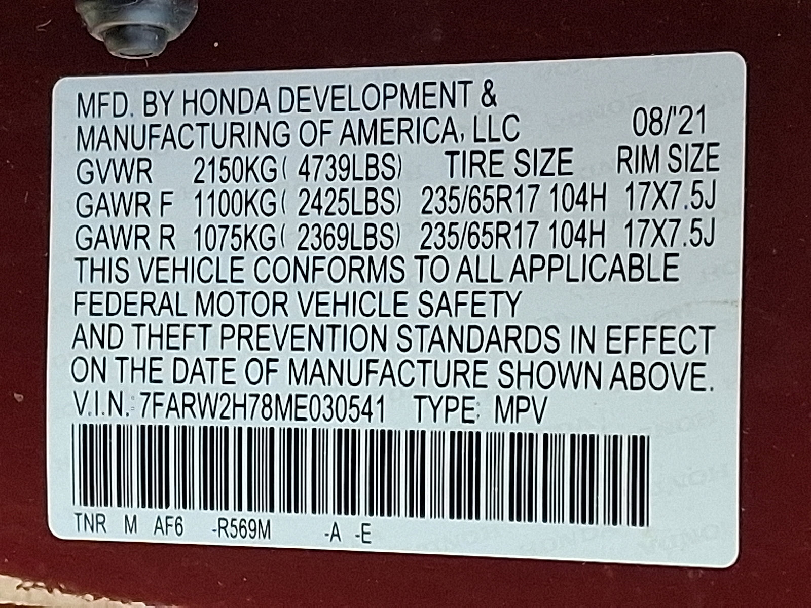 Used 2021 Honda CR-V Special Edition image 28