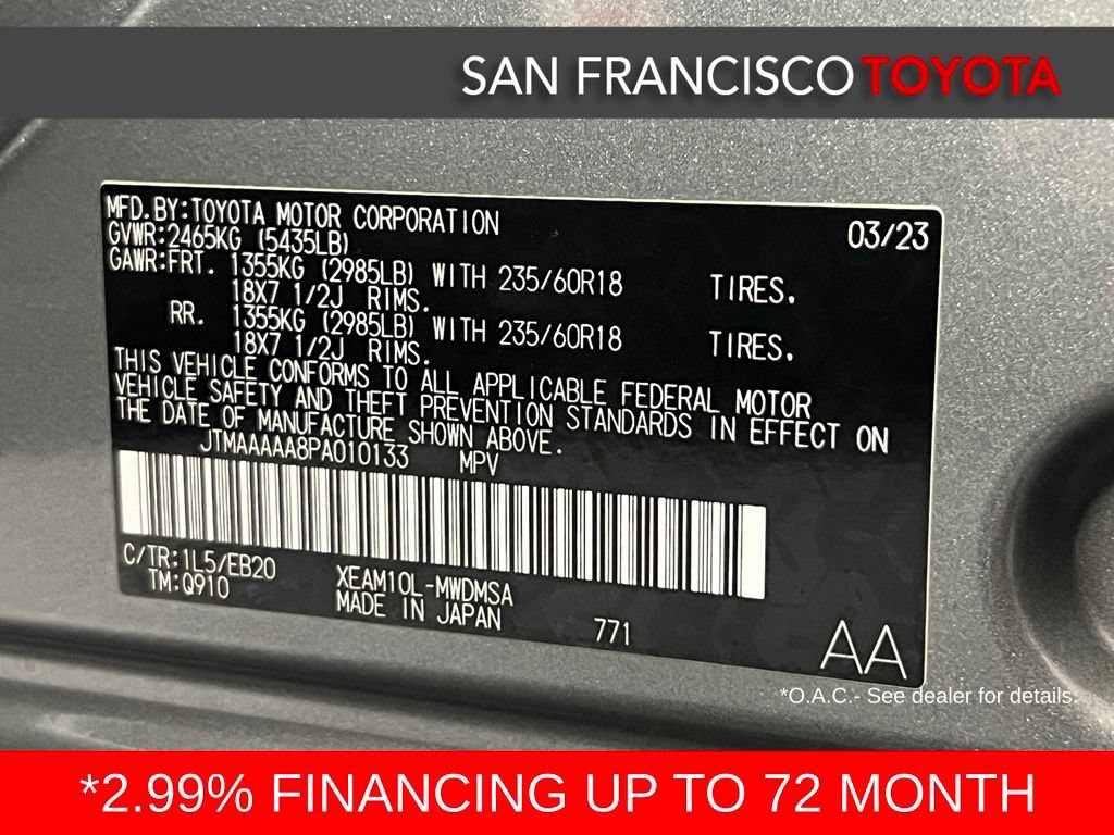 Certified 2023 Toyota bZ4X FWD w/ Weather Package image 39