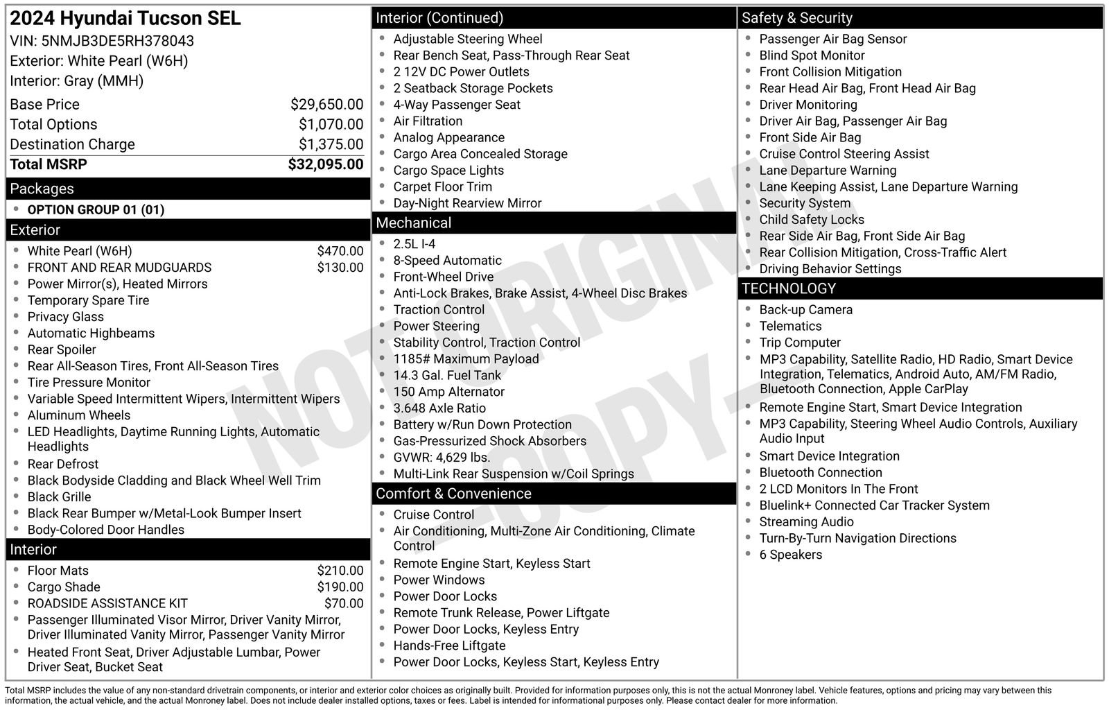 Used 2024 Hyundai Tucson SEL FWD image 6