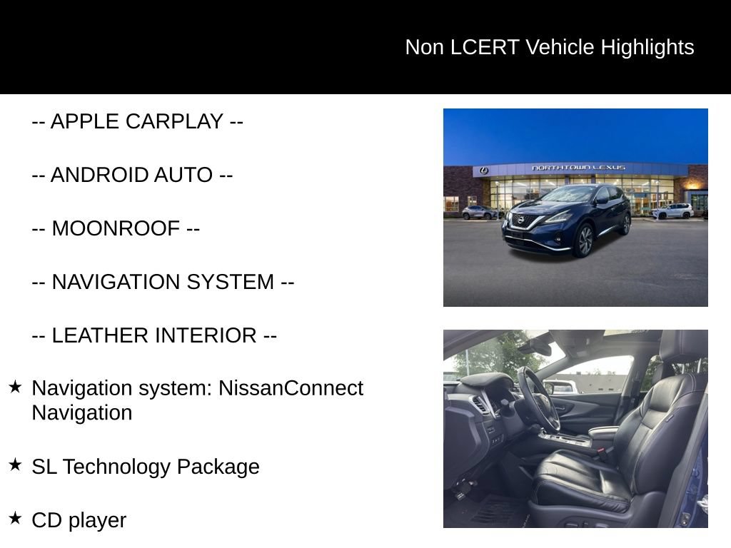 Used 2019 Nissan Murano SL w/ SL Technology Package AWD/4WD image 29