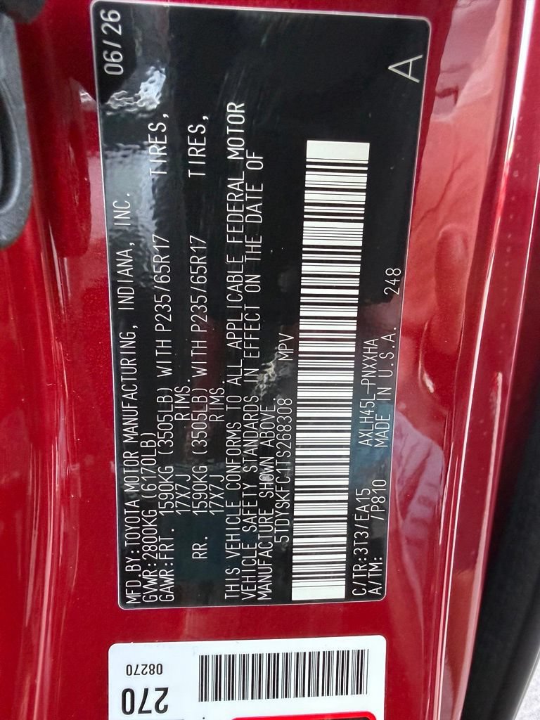 Used 2026 Toyota Sienna XLE AWD/4WD image 9