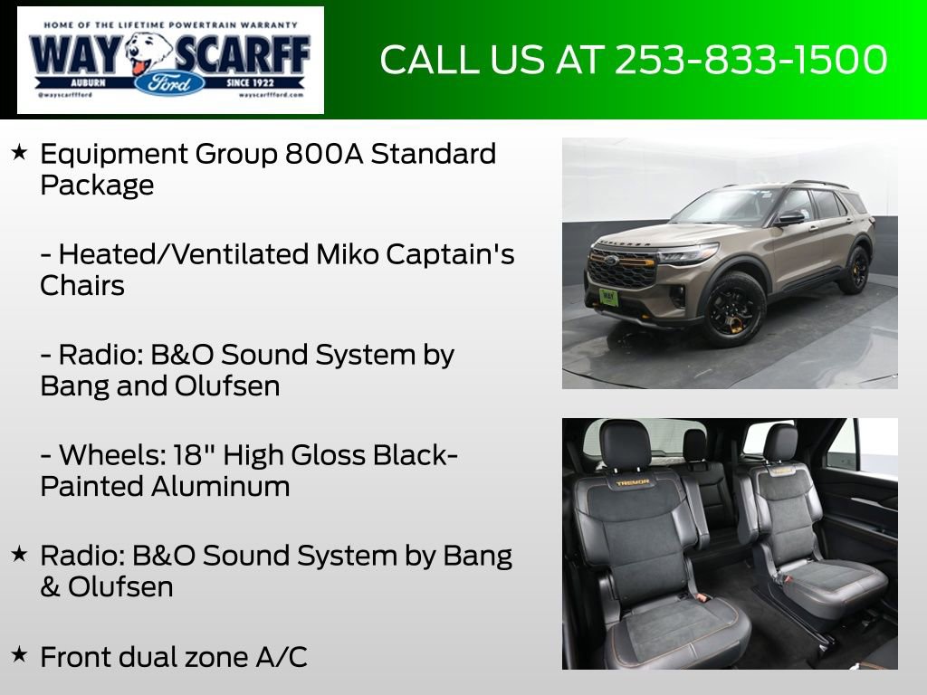 New 2026 Ford Explorer Tremor w/ Tremor Convenience Package image 12