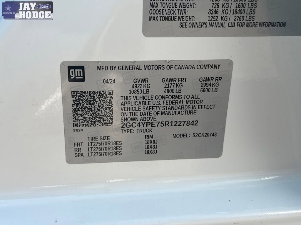 Used 2024 Chevrolet Silverado 2500 LTZ w/ LTZ Convenience Package image 9