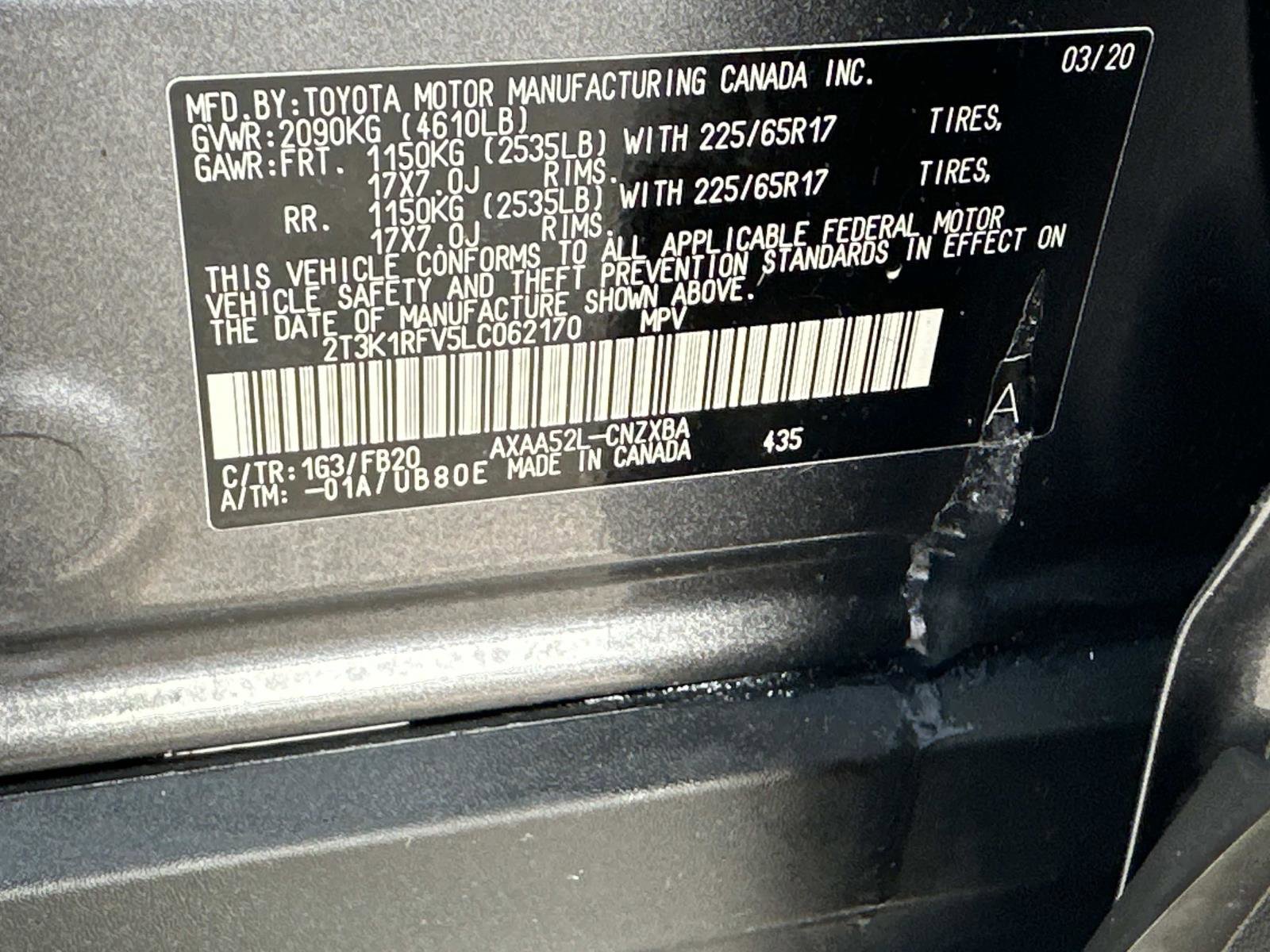 Used 2020 Toyota RAV4 LE image 19