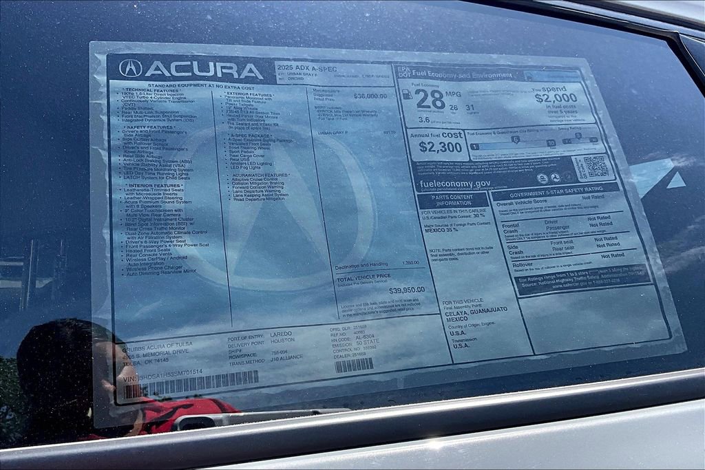 Certified 2025 Acura ADX A-Spec image 30
