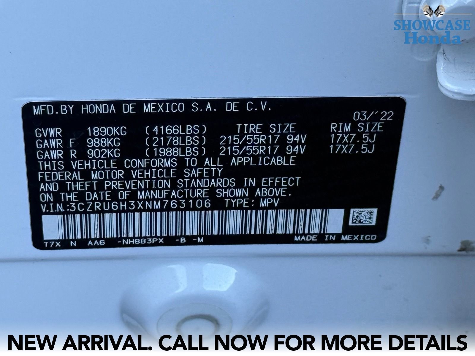 Used 2022 Honda HR-V LX image 14