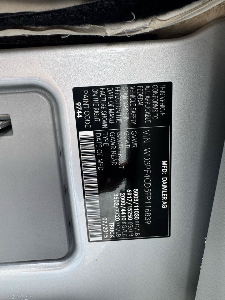 Used 2015 Mercedes-Benz Sprinter 3500 image 70