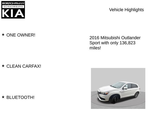 Used 2016 Mitsubishi Outlander Sport SE FWD image 7