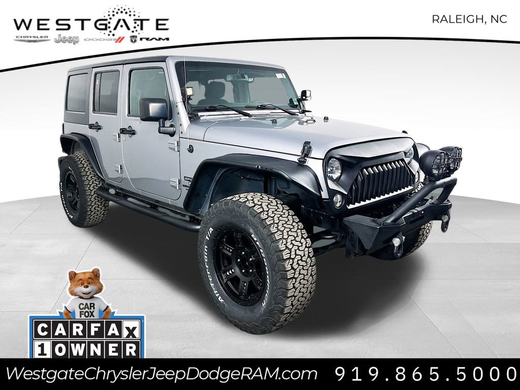 Used 2016 Jeep Wrangler Unlimited Sport w/ Quick Order Package 24S