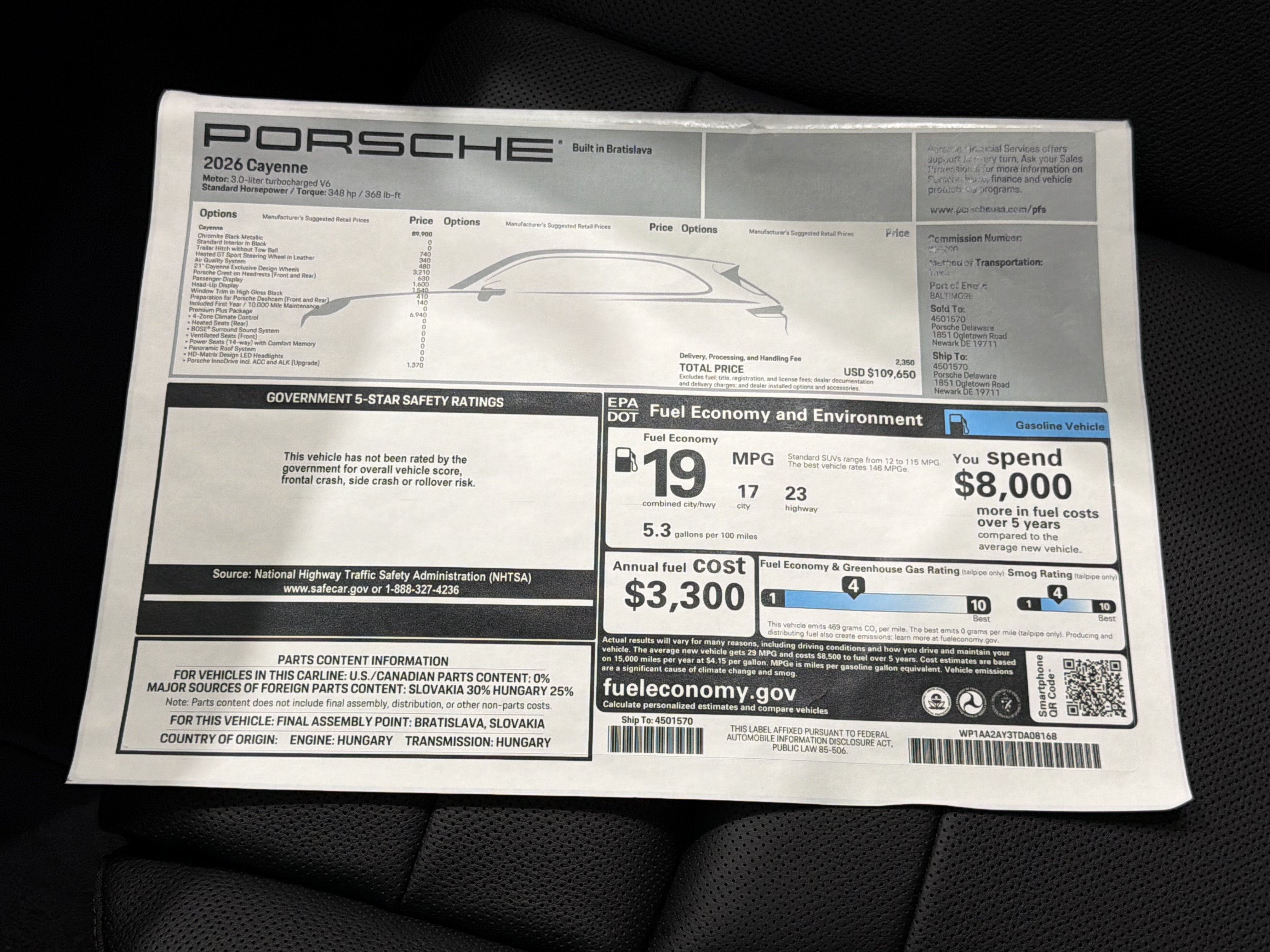 New 2026 Porsche Cayenne AWD/4WD image 58