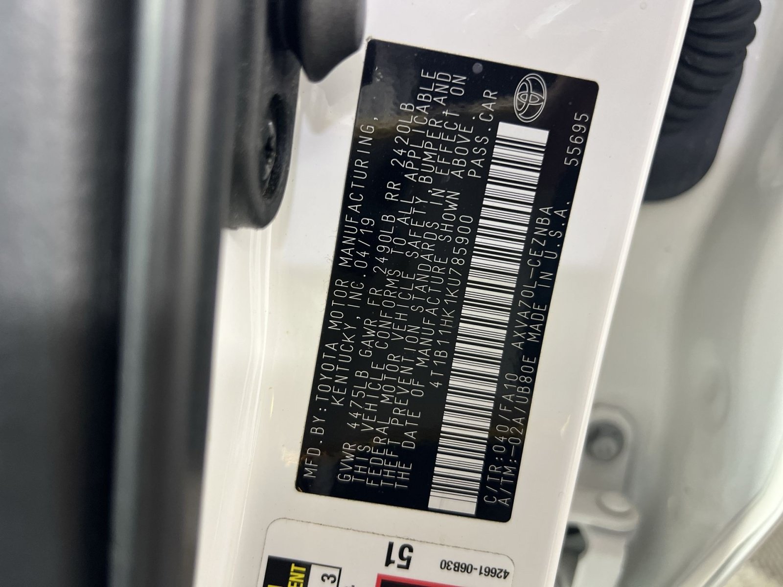 Used 2019 Toyota Camry LE FWD image 27