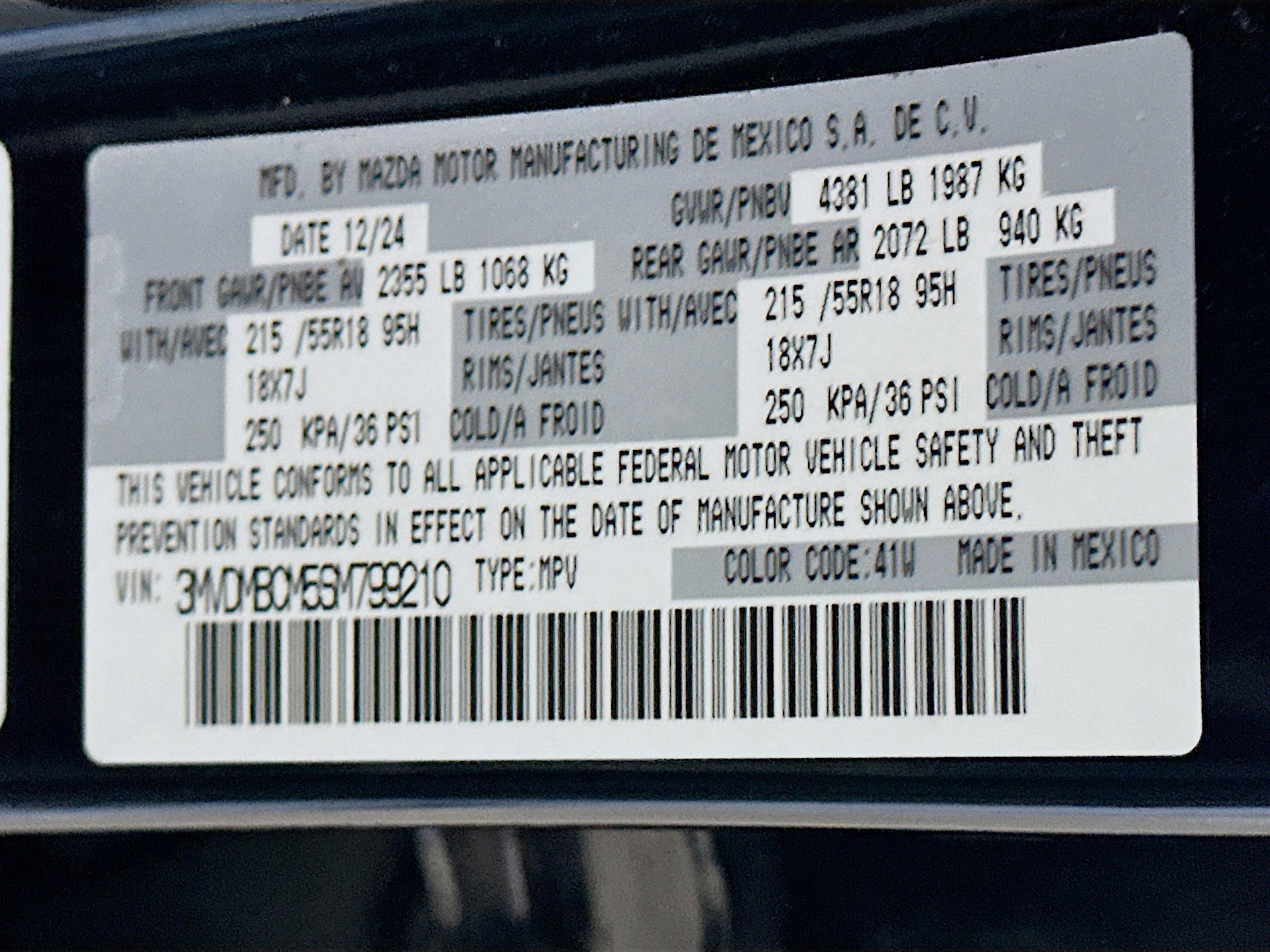 Used 2025 MAZDA CX-30 AWD 2.5 S w/ Preferred Package image 12