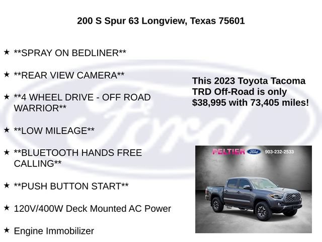 Used 2023 Toyota Tacoma TRD Off-Road AWD/4WD image 10