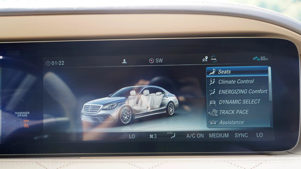 Used 2019 Mercedes-Benz S 63 AMG S 4MATIC Sedan w/ Warmth & Comfort Package image 78