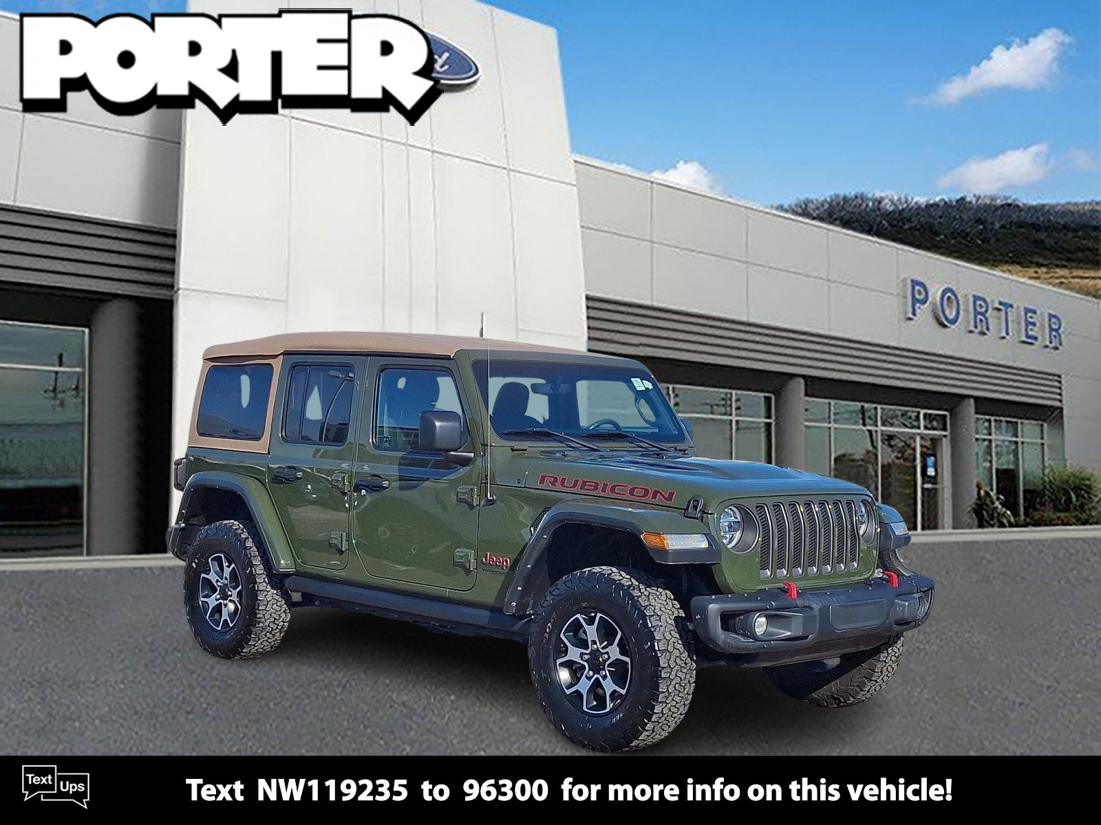 Used 2022 Jeep Wrangler Unlimited Rubicon w/ Steel Bumper Group image 1