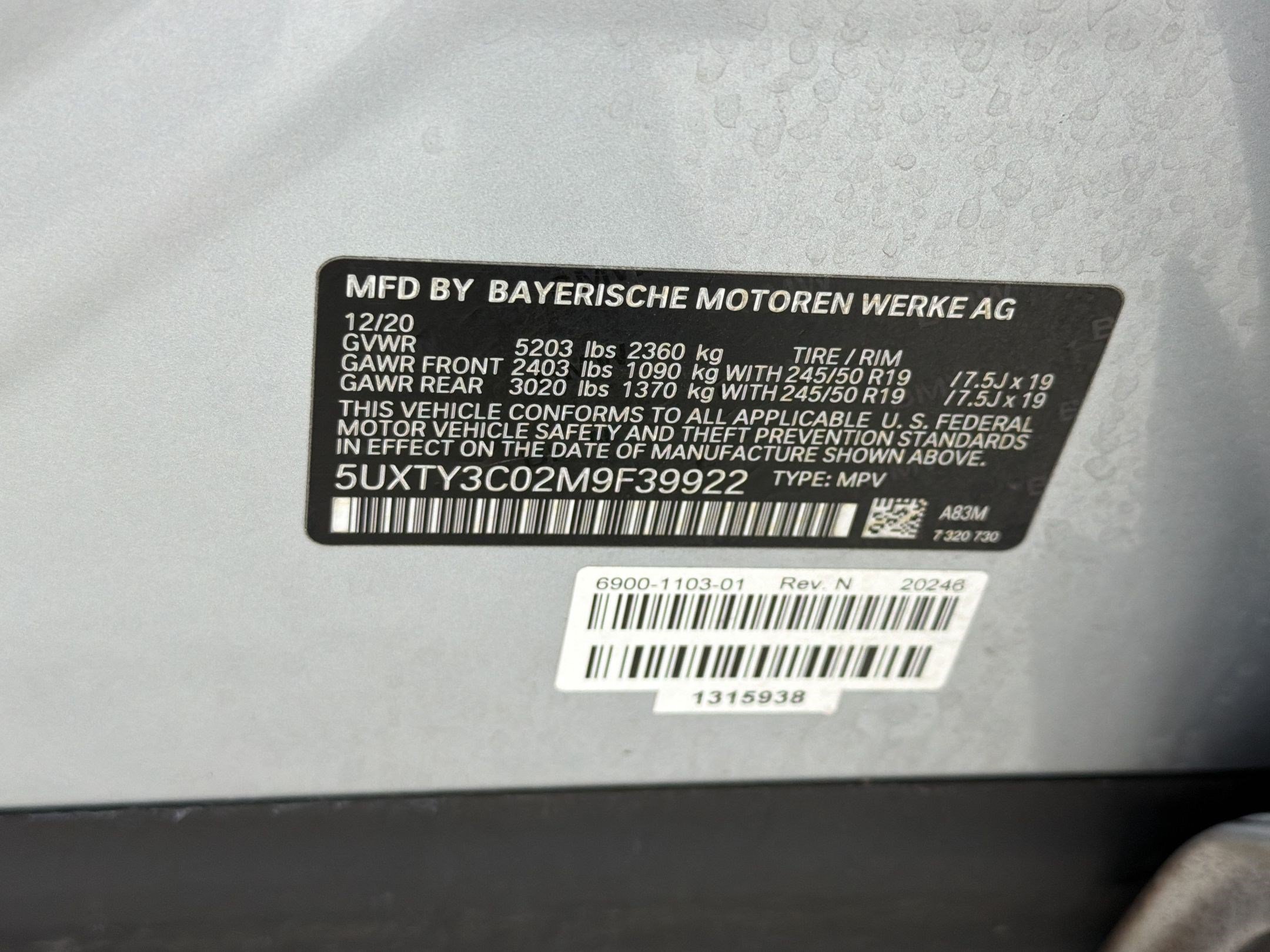 Used 2021 BMW X3 sDrive30i w/ Convenience Package RWD image 27