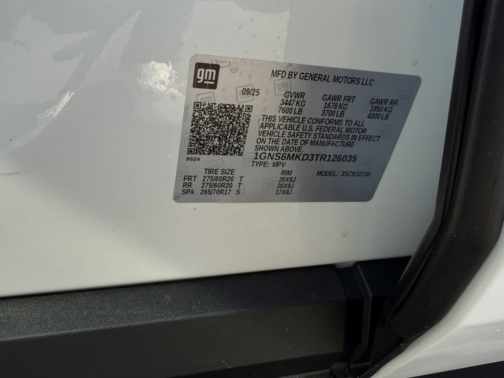 New 2026 Chevrolet Tahoe LS w/ LPO, Dark Essentials Package image 21