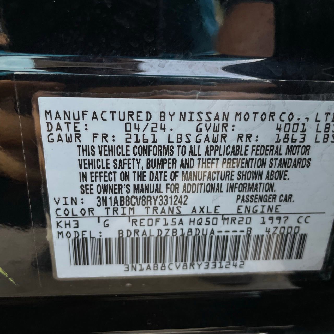 Used 2024 Nissan Sentra SV FWD image 28