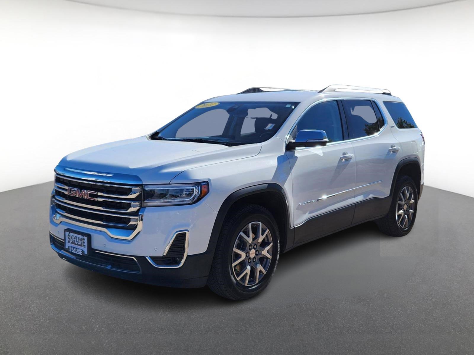 Used 2021 GMC Acadia SLT w/ LPO, Bright Accent Package image 2