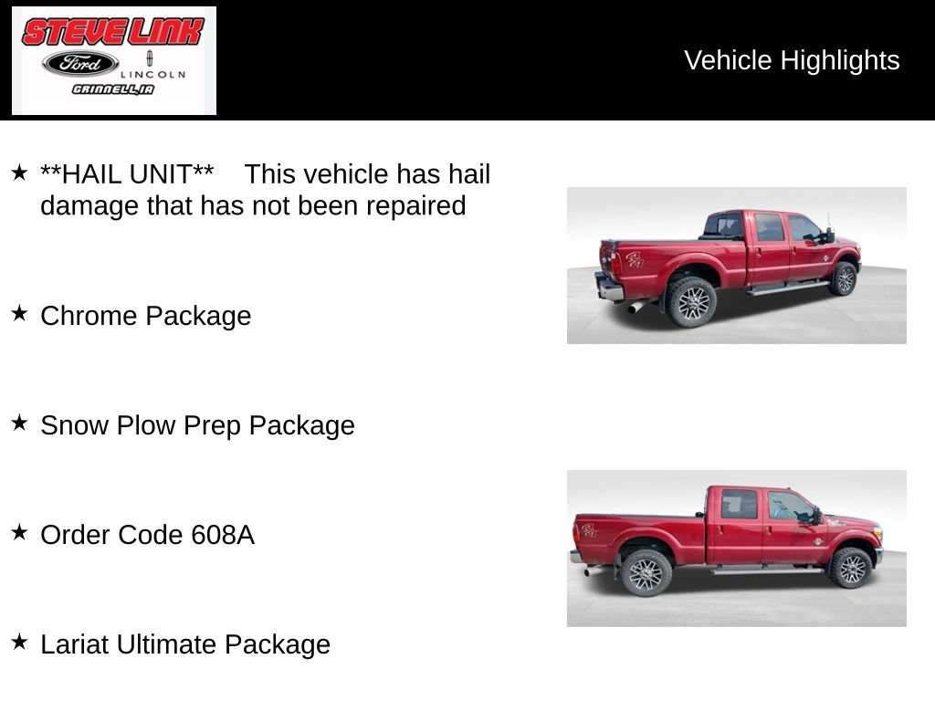Used 2014 Ford F250 Lariat w/ Lariat Ultimate Package AWD/4WD image 7