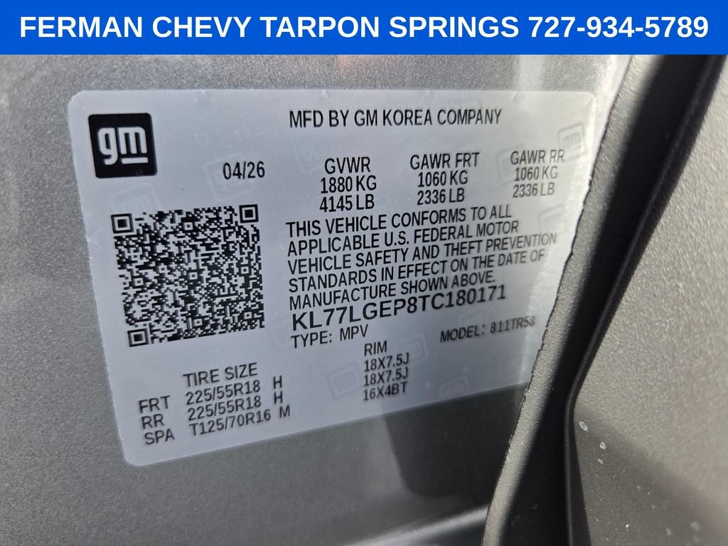 New 2026 Chevrolet Trax RS w/ Driver Confidence Package FWD image 22