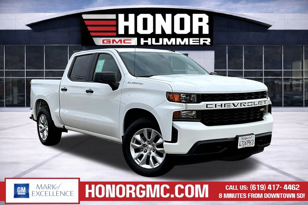 Used 2021 Chevrolet Silverado 1500 Custom image 1