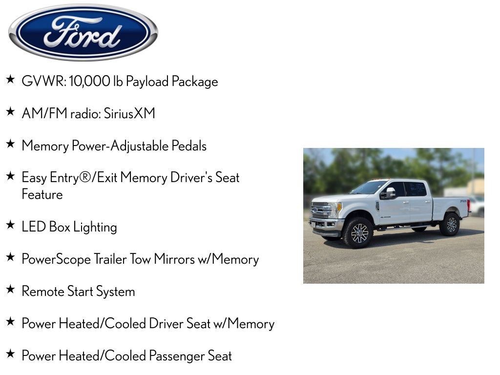 Used 2017 Ford F250 Lariat w/ Lariat Value Package AWD/4WD image 9