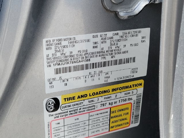 Certified 2022 Ford Expedition Limited RWD image 35