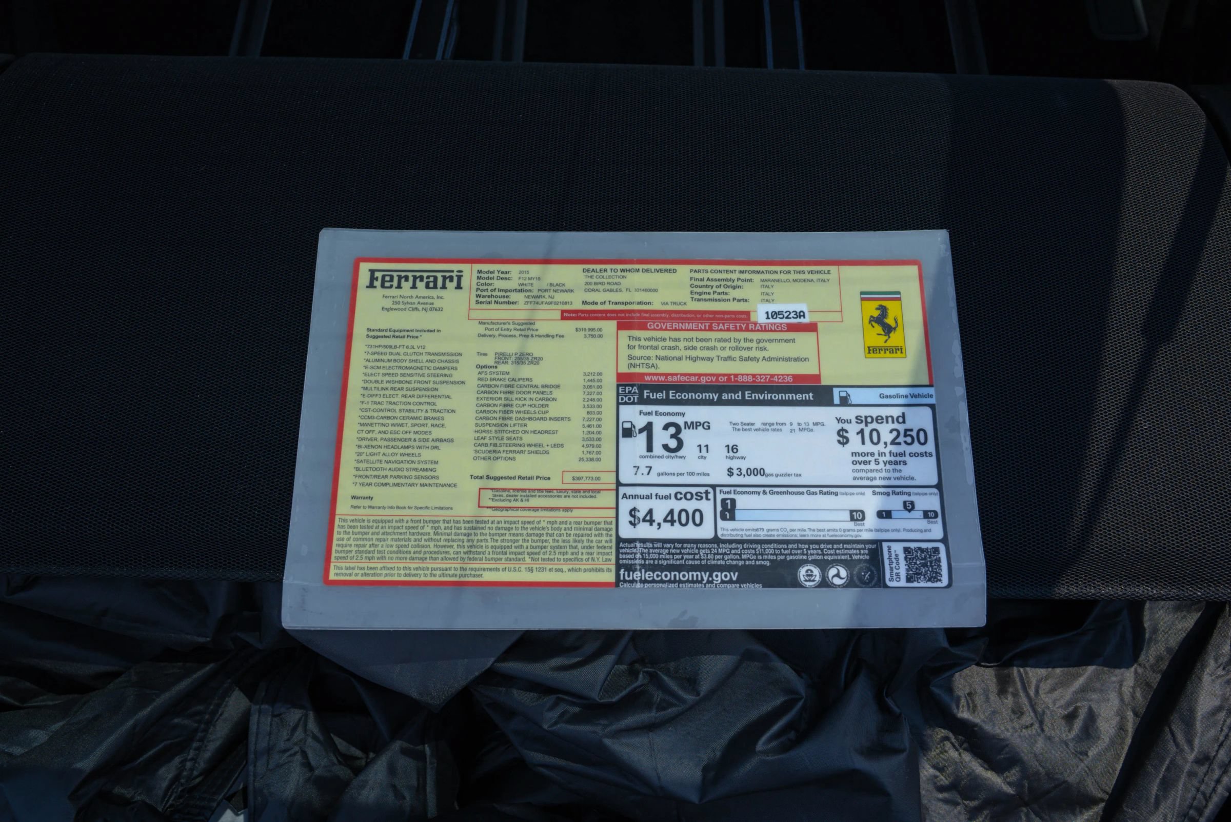 Used 2015 Ferrari F12 Berlinetta RWD image 40